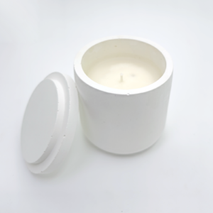 Tumbler with lid Candle - Cement