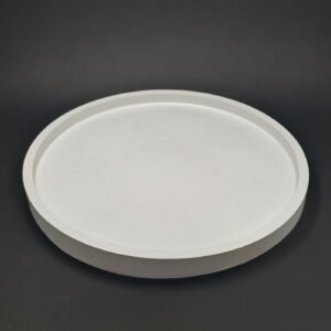 Decoratable Tray Large Round - Concrete