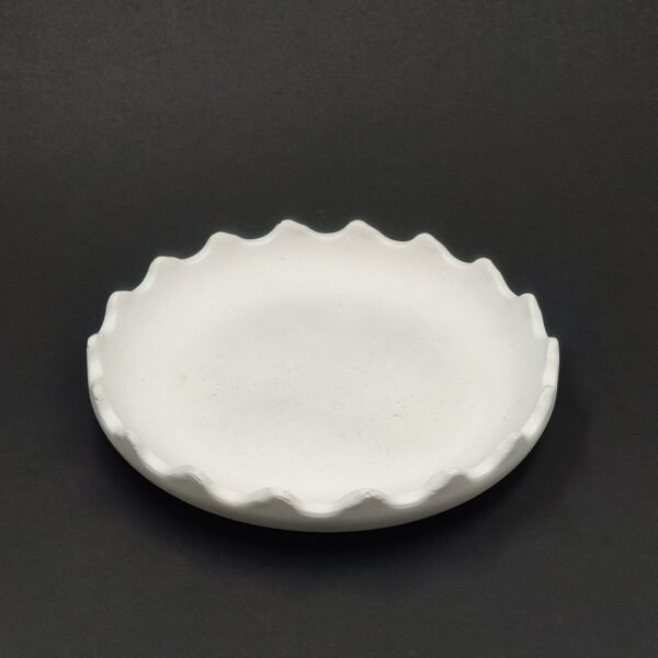 Decoratable Tray Small Crown - Concrete