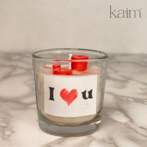 Valentines Special - I Love You  Candle