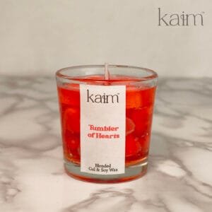 Valentines Special - Tumbler of Hearts Candle