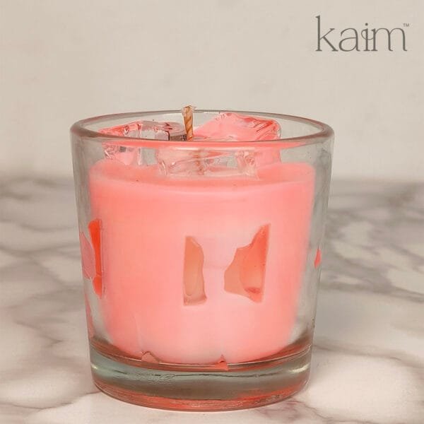 Iced Strawberry Latte Candle