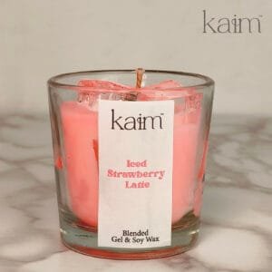 Iced Strawberry Latte Candle